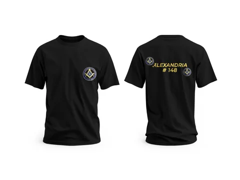 Alexandria: brand tees — custom printed by Press My Crew