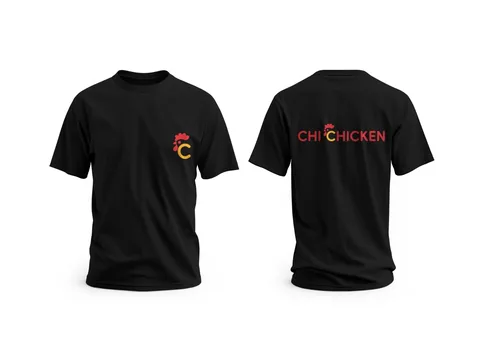 Chi Chicken: staff tees — custom printed by Press My Crew