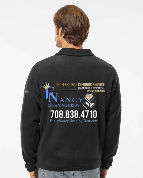 Fancy Nancy: jacket, back — custom printed by Press My Crew