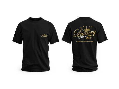Luxury: fashion tees — custom printed by Press My Crew