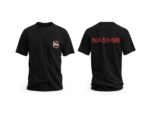Nashmi: brand tees — custom printed by Press My Crew